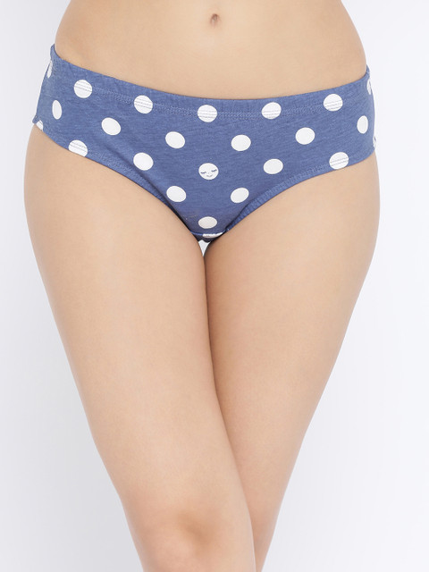 

Clovia Women Blue Printed Briefs PN2873P03XL