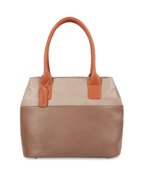 

Toteteca Women Beige & Brown Colourblocked Shoulder Bag