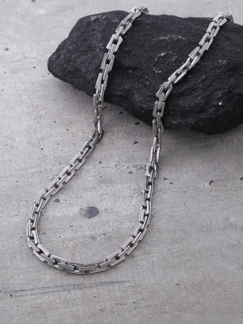 

Dare by Voylla Men Silver-Toned Stainless Steel Silver-Plated Handcrafted Chain