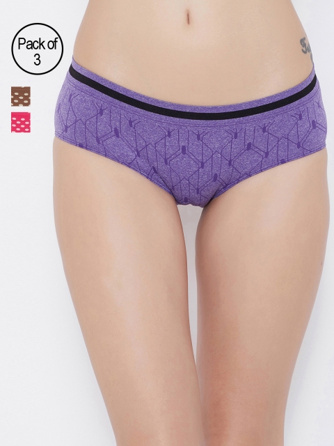 

C9 Women Pack of 3 Multicoloured Assorted Hipster Briefs P1161_Pack1, Multi