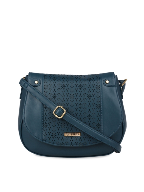 

Toteteca Blue Solid Sling Bag