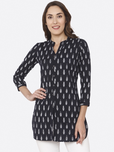 

RAISIN Black & White Printed Tunic