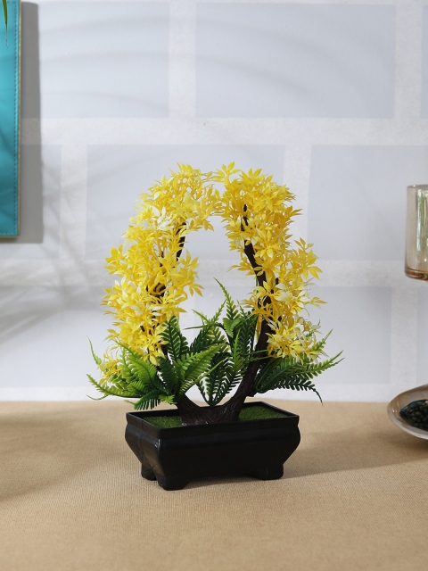 

FOLIYAJ Green & Yellow Artificial Plant