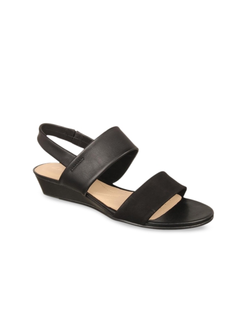 

Clarks Women Black Solid Wedges