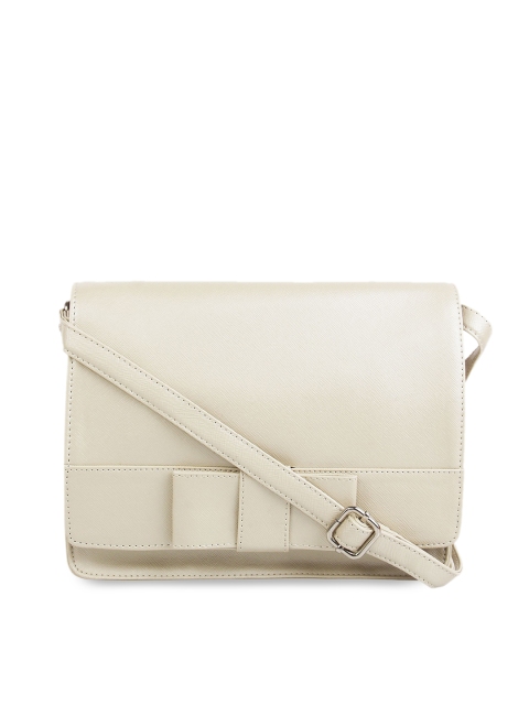 

Toteteca Gold-Toned Solid Sling Bag