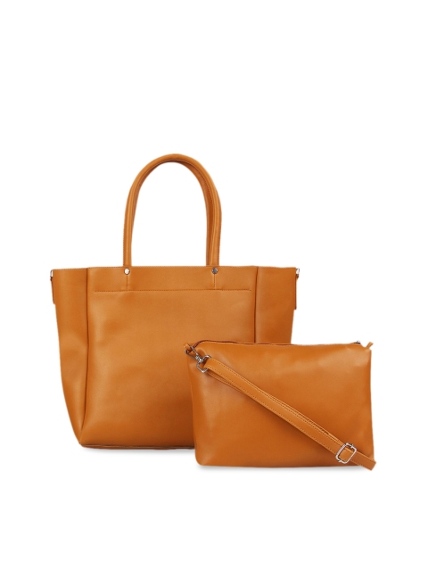 

Toteteca Tan Brown Solid Handheld Bag