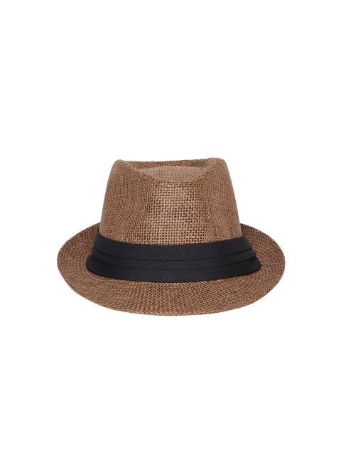 

Alvaro Castagnino Men Brown Fedora Style Hat