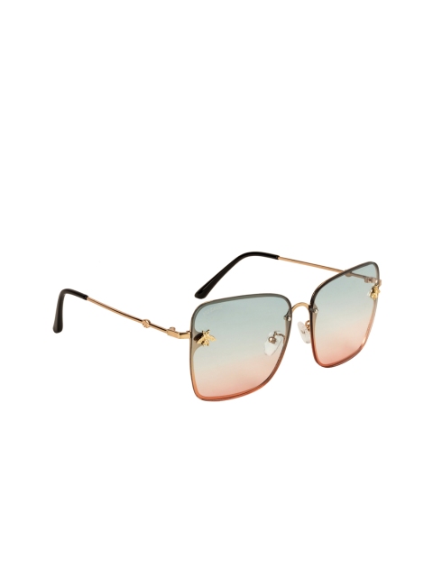 

Voyage Unisex Square Sunglasses B8060MG2719, Green