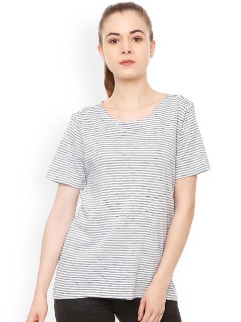 

Van Heusen Woman Grey Striped Top