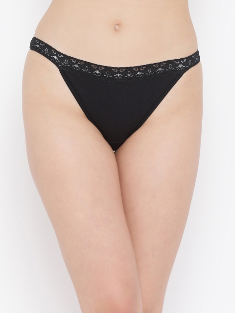 

Clovia Women Black Bikini Briefs PN0032P13