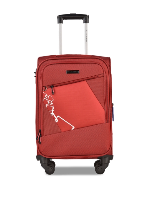 

Nasher Miles Unisex Red Large Trolley Bag