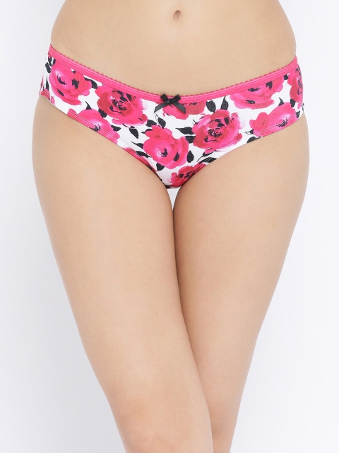 

Clovia Women Pink Printed Bikini Briefs PN3159A14