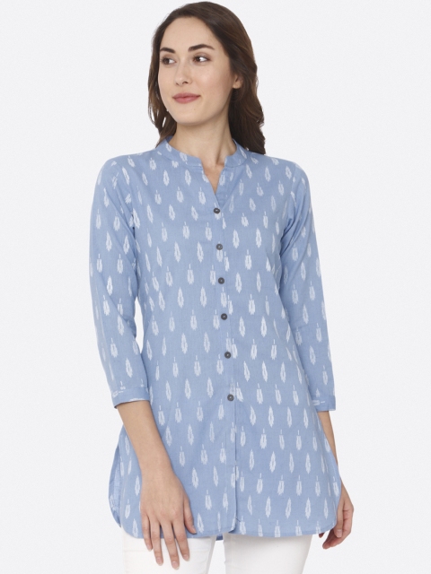 

RAISIN Blue Printed Tunic