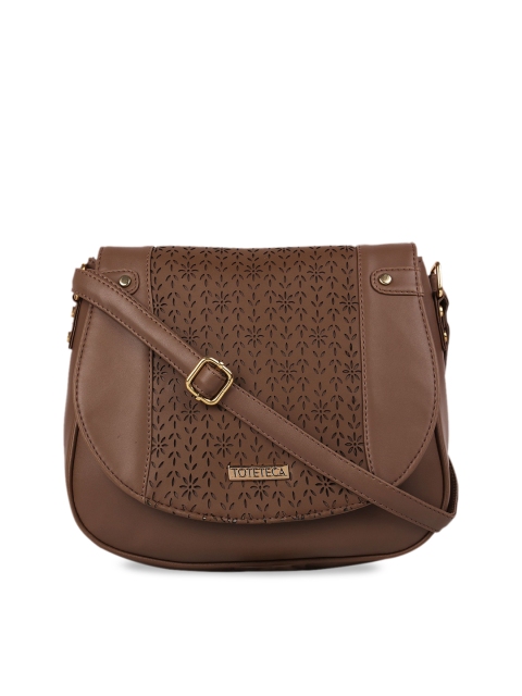

Toteteca Brown Solid Sling Bag