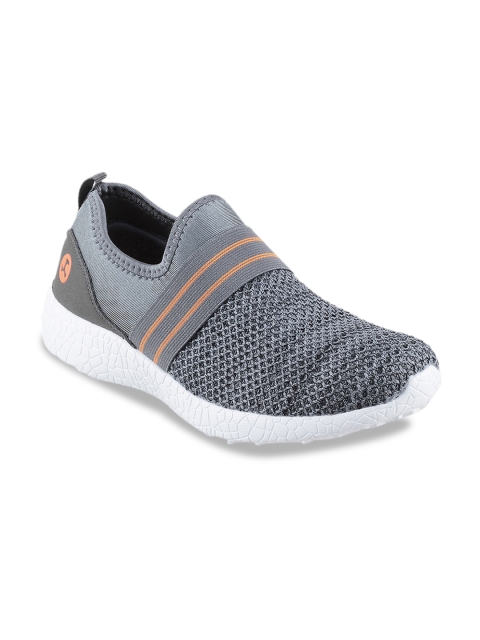 

Mochi Women Grey Slip-On Sneakers
