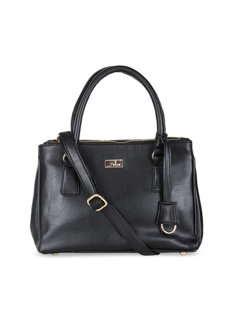 

yelloe Black Solid Shoulder Bag