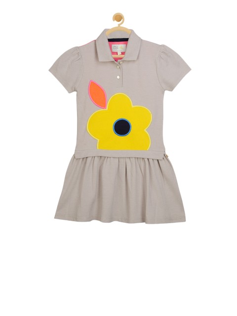 

Cherry Crumble Girls Pink Printed T-shirt Dress