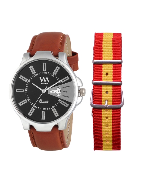 

WM Men Black Analogue Watch