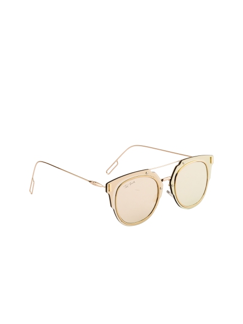 

Ted Smith Unisex Pink Aviator Sunglasses TS-1191S_GLD