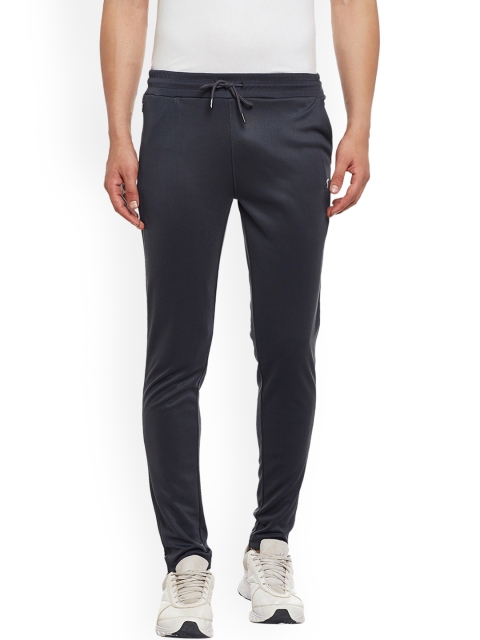

Alcis Men Grey Solid Slim-Fit Track Pants