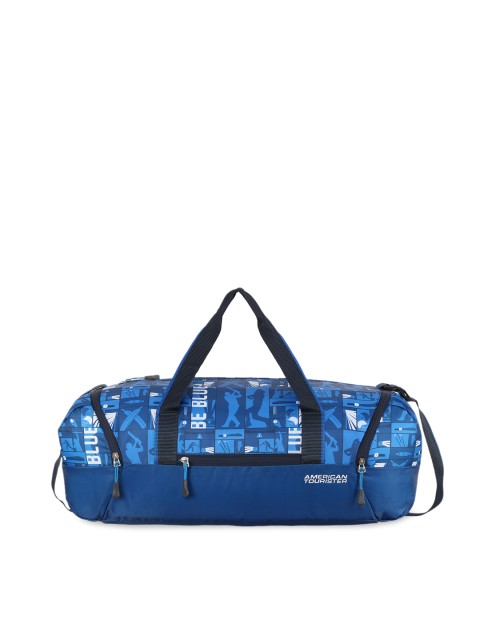 

AMERICAN TOURISTER Unisex Blue Printed Duffel Bag