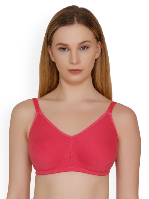 

Rosaline by Zivame Red Solid Non-Wired Non Padded T-shirt Bra PY1023CORE00