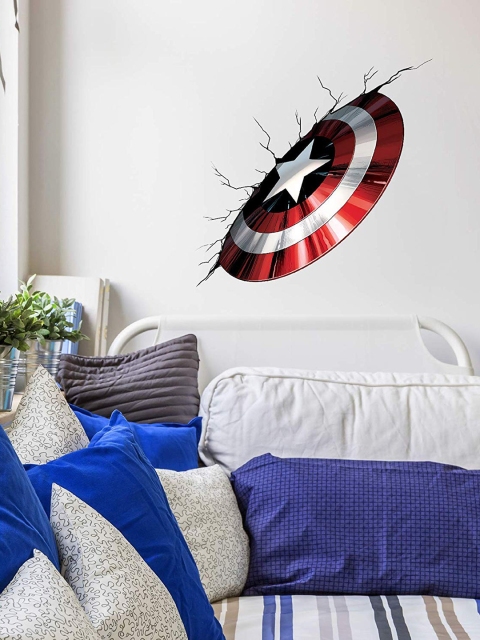 

Asian Paints Multicoloured Shield Wall Sticker, Multi