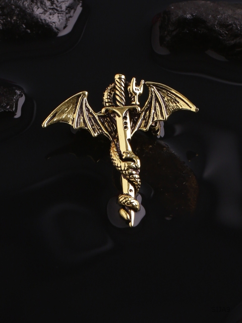 

Darre by Voylla Men Gold-Toned Brooch
