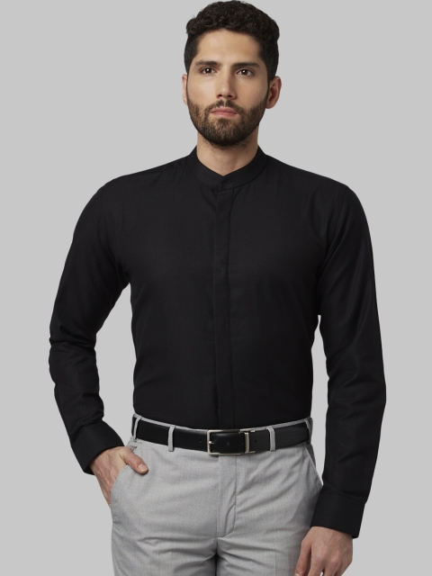 

Park Avenue Men Black Slim Fit Solid Formal Shirt