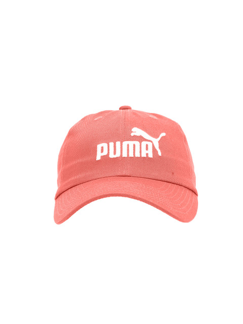 

Puma Unisex Coral Red Solid Baseball Cap