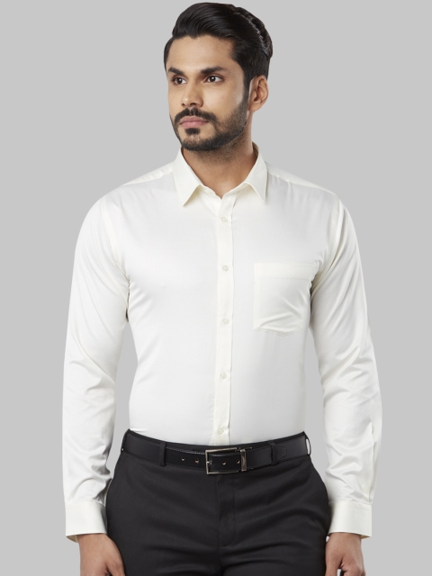 

Next Look Men White Slim Fit Solid Formal Shirt