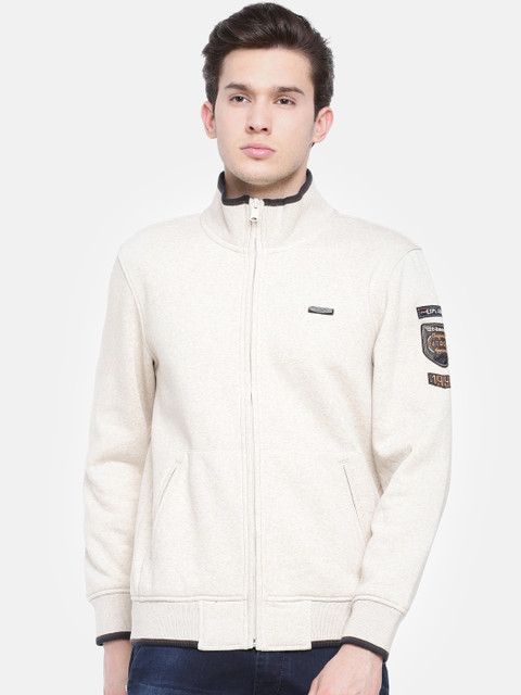 

t-base Men Off-White Solid Sweatshirt
