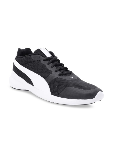 

Puma Men Black Mesh Running Shoes