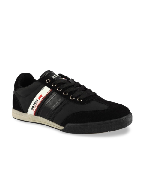 

Carrera Men Black Solid Sneakers