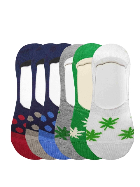 

Urban Dog Men Pack of 6 Assorted Shoe Liner Socks