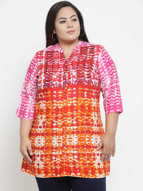 

plusS Women Multicoloured Printed Tunic, Multi