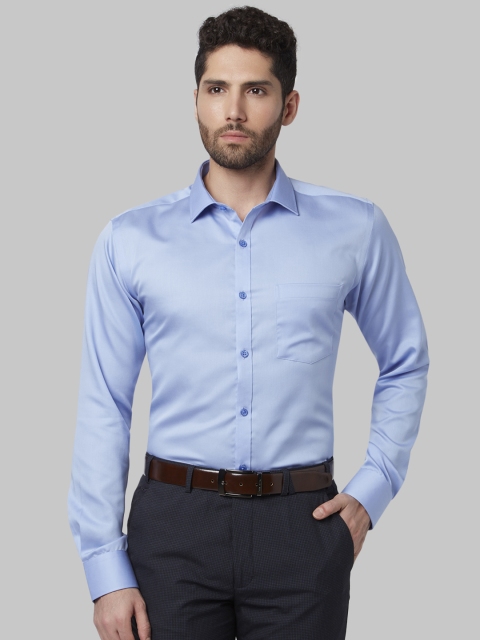 

Park Avenue Men Blue Slim Fit Solid Formal Shirt