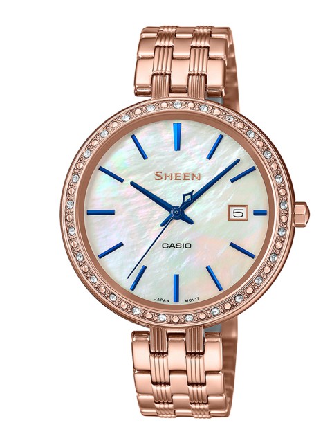

CASIO Sheen Women Silver Dial Analog Watch SHE-4052PG-2AUDF - SX242