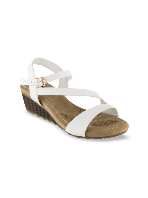 

Sherrif Shoes Women White Solid Heels