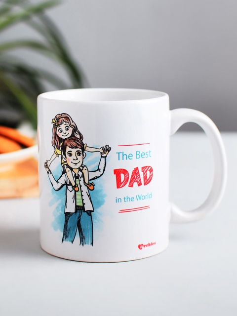 

Archies White Printed Father's Day Special Ceramic Mug