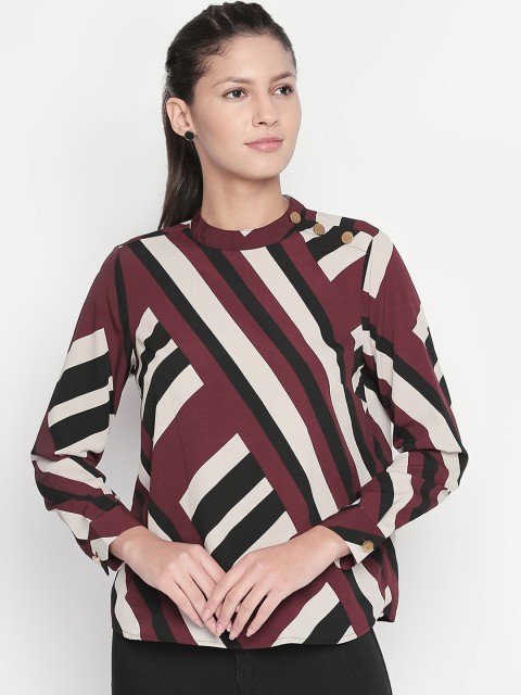 

Annabelle by Pantaloons Women Red Printed A-Line Top