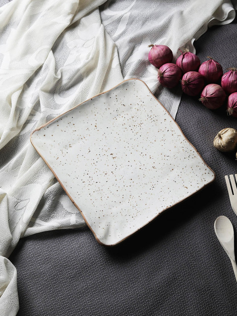 

MIAH Decor Off-White Handcrafted Thali Platter