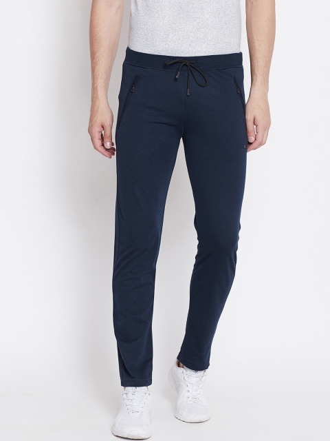 

Okane Men Navy Blue Solid Slim-Fit Trackpants