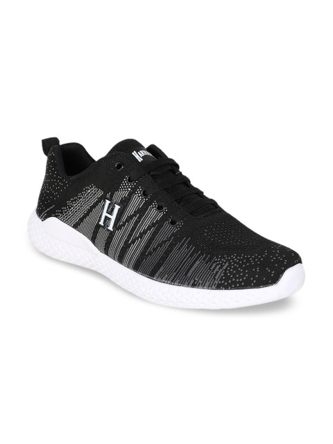 

Harvard Men Black Mesh Running Shoes