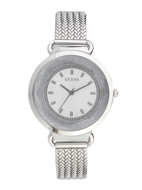 

GUESS Women Silver-Toned Analogue Watch W1207L1