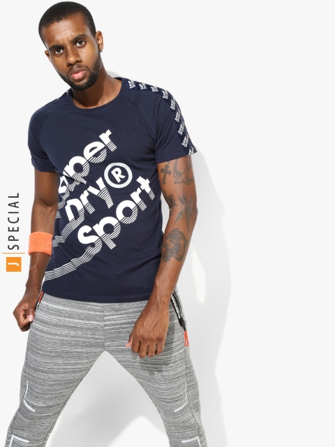 Navy Blue Round Neck T-Shirt
