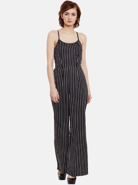 

THE SILHOUETTE STORE Black & White Striped Jumpsuit