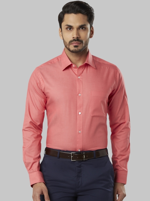 

Raymond Men Red Slim Fit Solid Formal Shirt