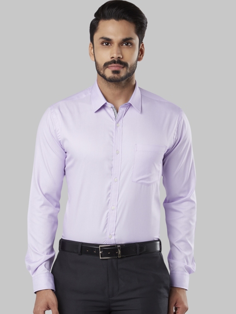 

Next Look Men Purple Slim Fit Self Design Formal Shirt