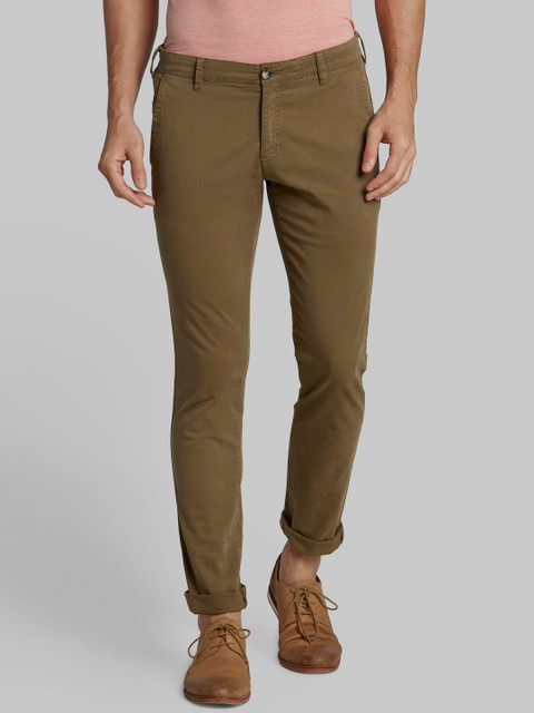 

Parx Men Brown Tapered Fit Solid Regular Trousers